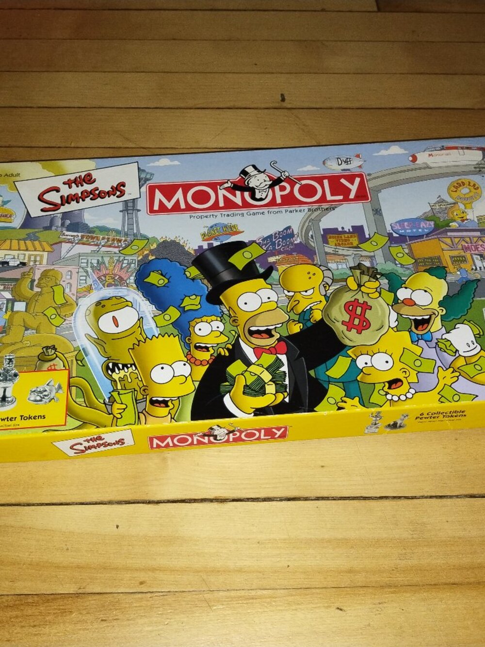 The Simpson's Edition Monopoly Board Game (2001) (Mostly Complete)